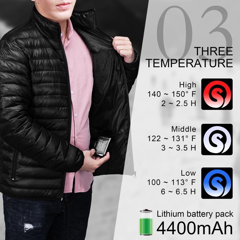 Veste chauffante sans fil