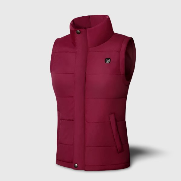 Veste chauffante sans manche femme