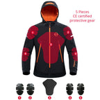 Veste chauffante spéciale moto unisexe