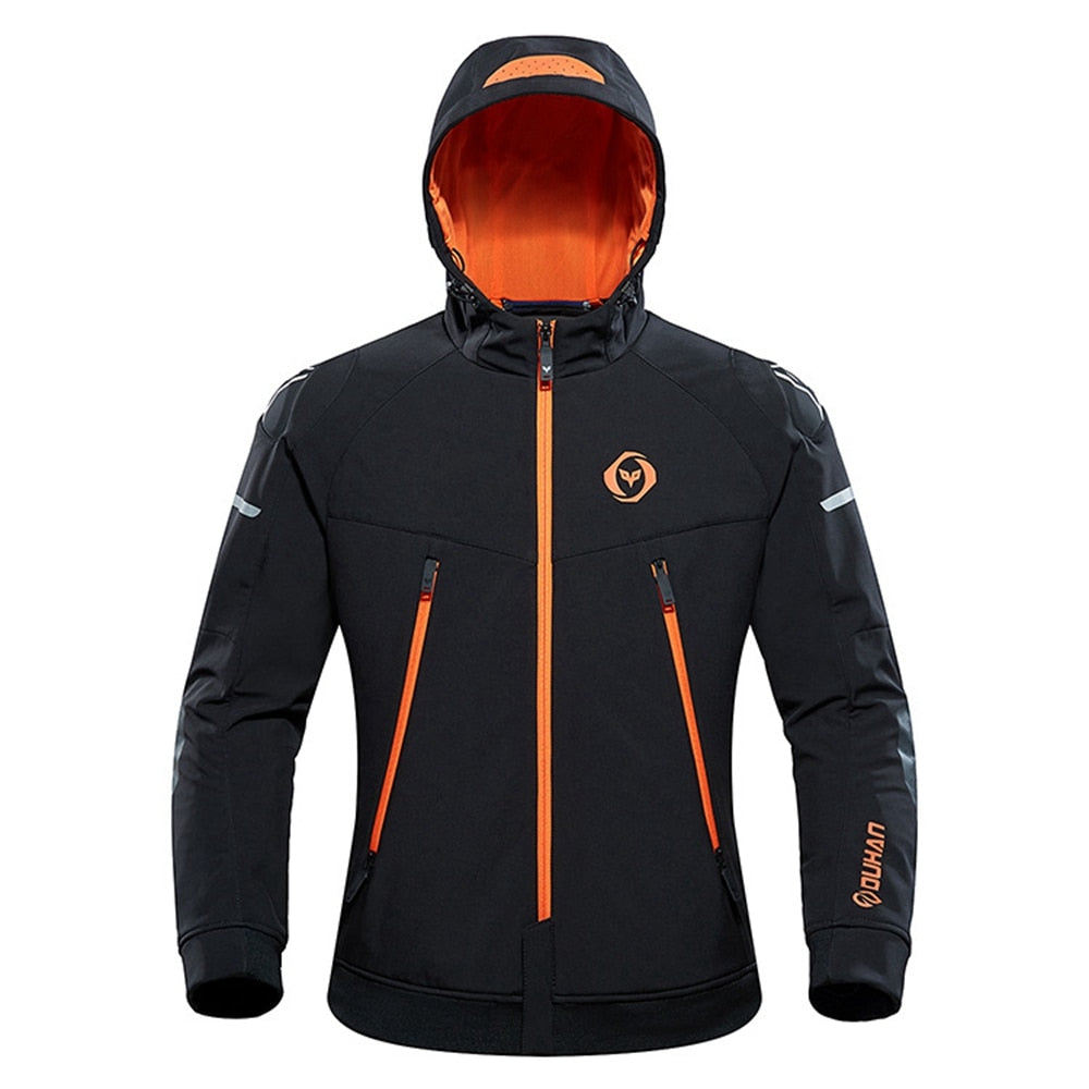 Veste chauffante spéciale moto unisexe Vêtement-chauffant.com Black M 
