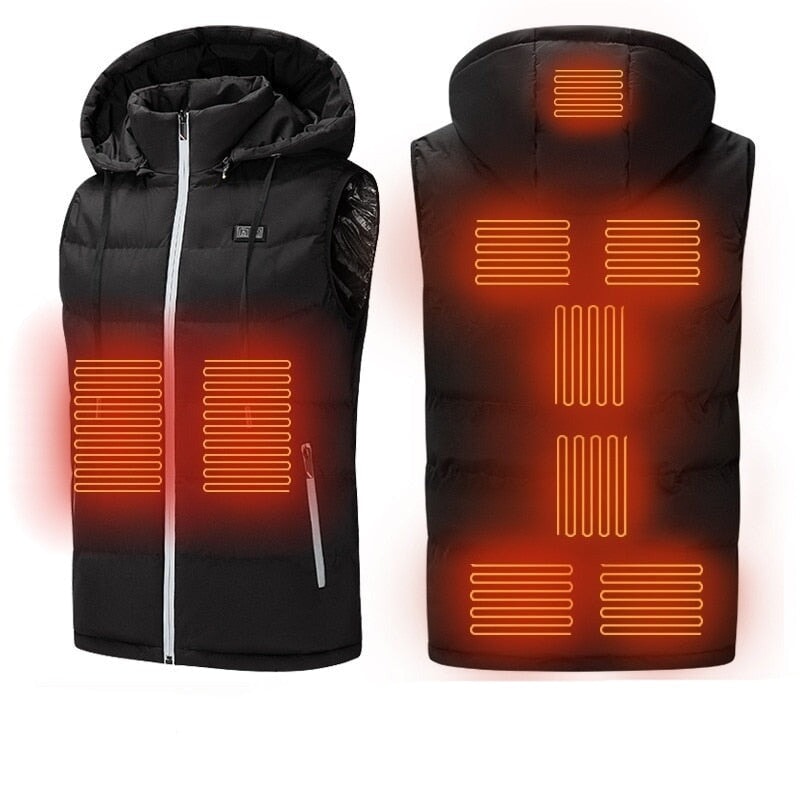 Veste chauffante taille XXL