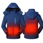 Veste chauffante unisex | bleue