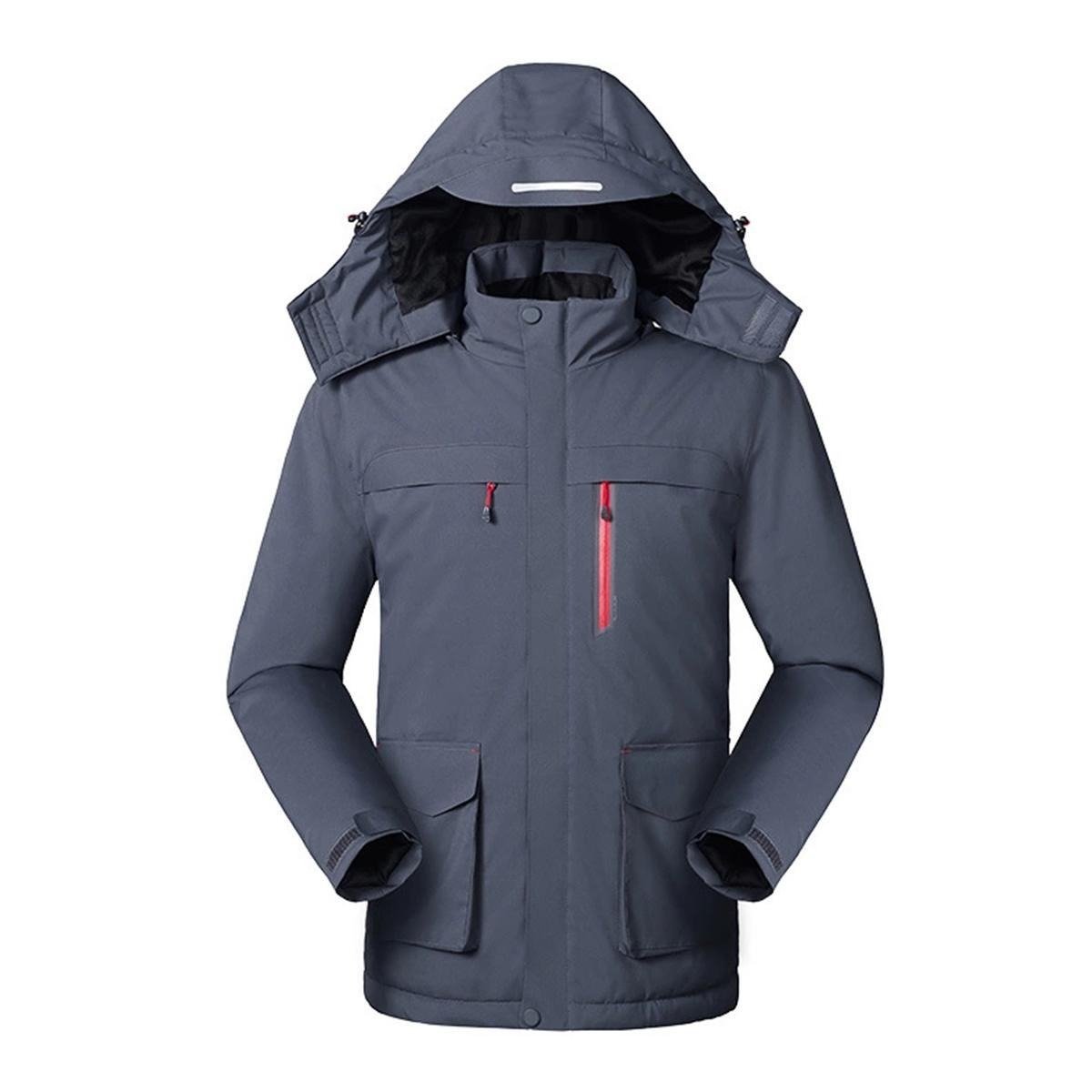 Veste chauffante unisex grise