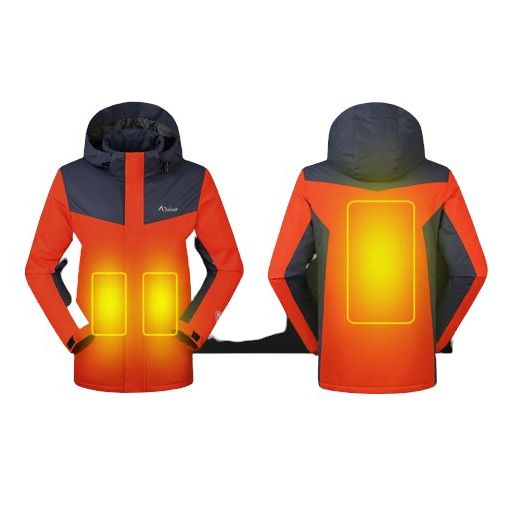 Veste chauffante unisex grise