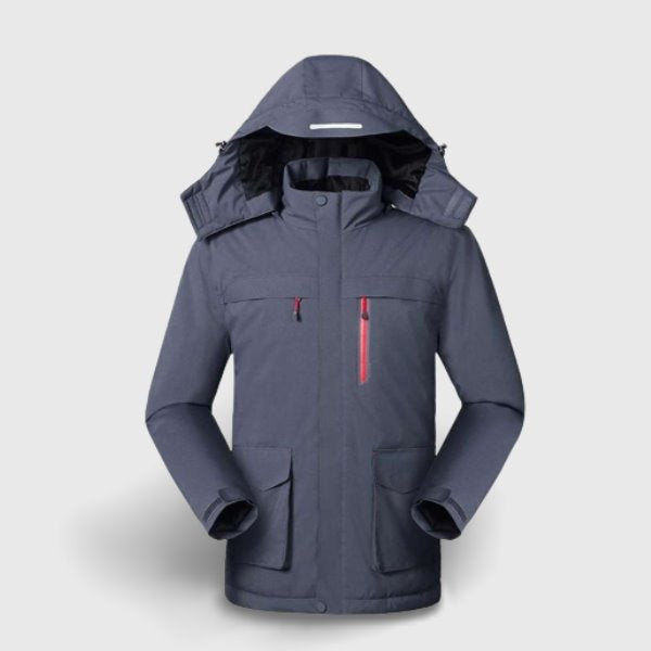 Veste chauffante unisex grise