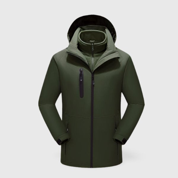 Veste de ski chauffante homme