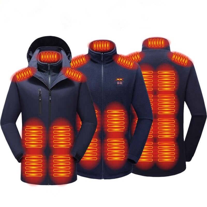 Veste de ski chauffante homme