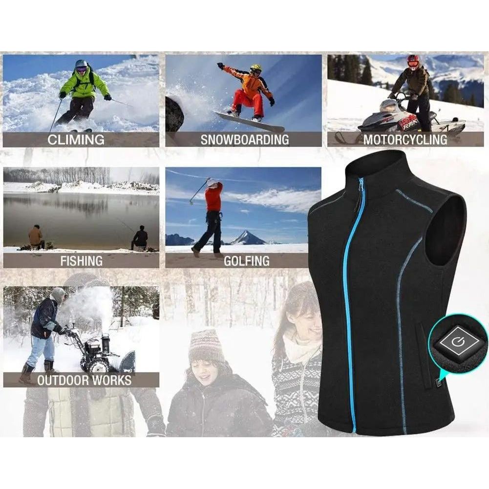 Veste ski chauffante femme