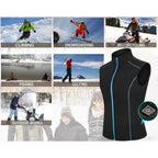 Veste ski chauffante femme